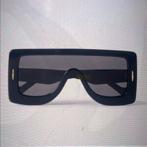 Loewe Black Rectangular Sunglasses